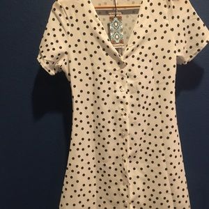 New with tags. Boohoo polkadot summer dress. Size0